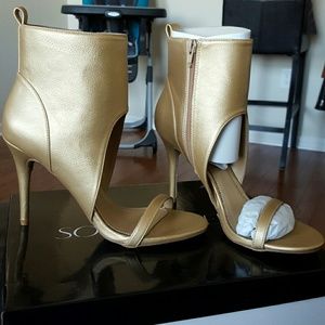 Gold Heel/Bootie