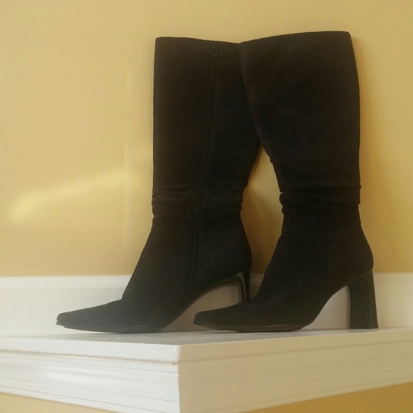 👢BLACK SUEDE BOOTS 👢