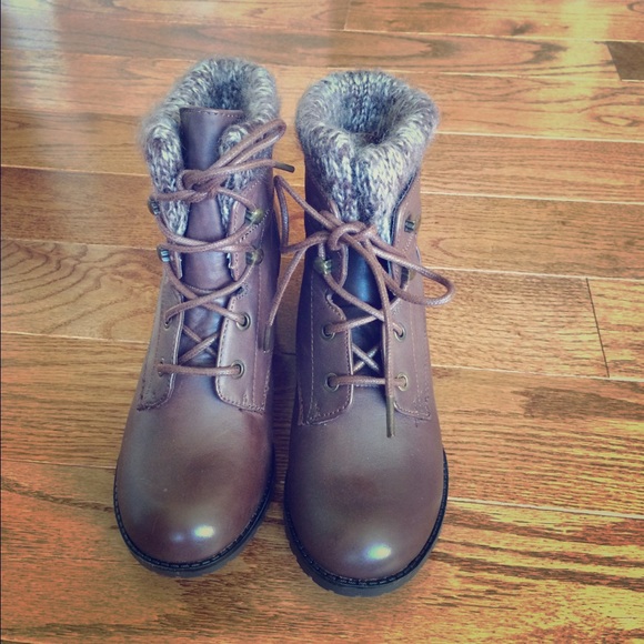 Nine West Shoes - Nine West brown leather boots