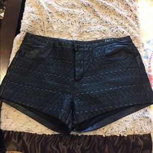 Leather Blank NYC shorts