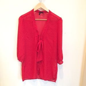 Ali & kris red blouse