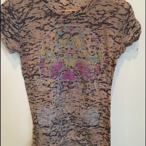 Sheer day of the dead tee