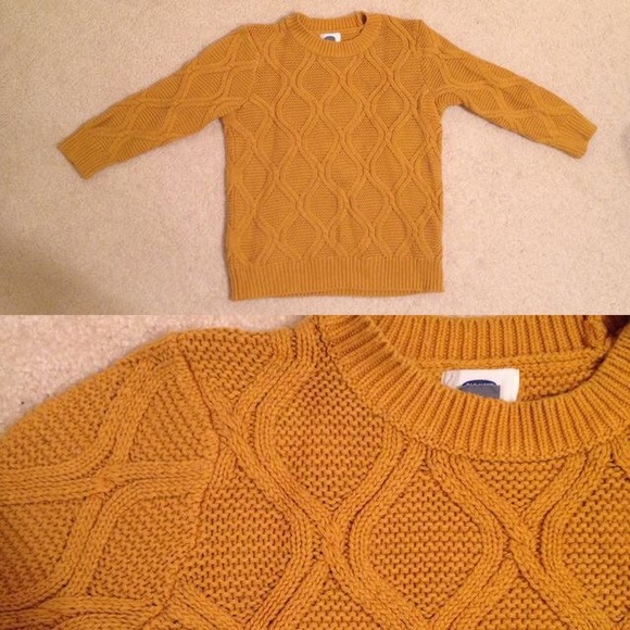 Mustard Yellow Old Navy Sweater