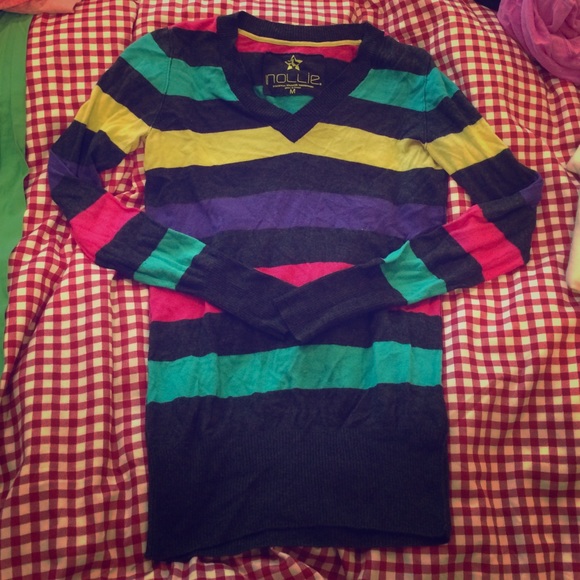 Nollie Stripe Cashmere Sweater