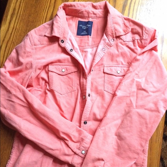 American Eagle corduroy western-style shirt, L.