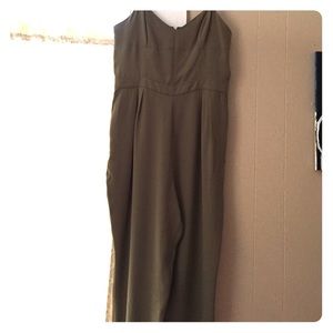 Jennifer Lopez dark green romper