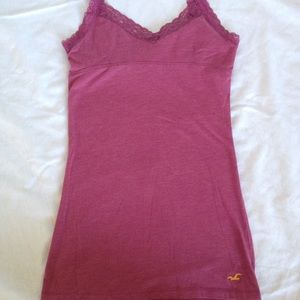 Hollister Light maroon/light red tank