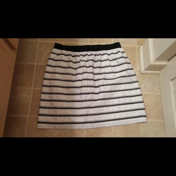 Ann Taylor loft striped skirt
