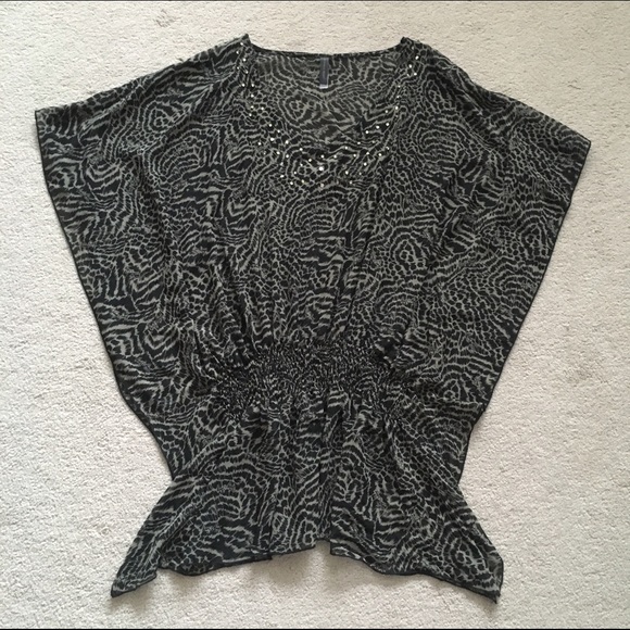 VS animal print cover-up