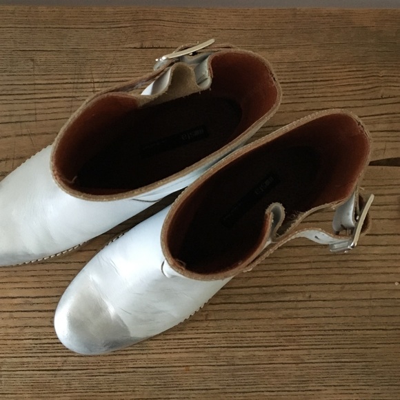 Miista white and metallic leather boots BRAND NEW - Picture 3 of 4