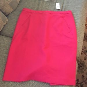 Pink loft pencil skirt
