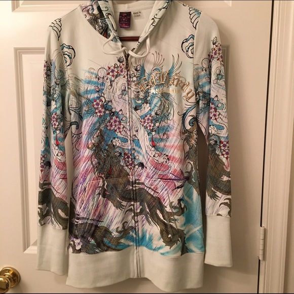Ed Hardy Hoodie size Medium