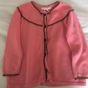 Baby girl sweater and hat