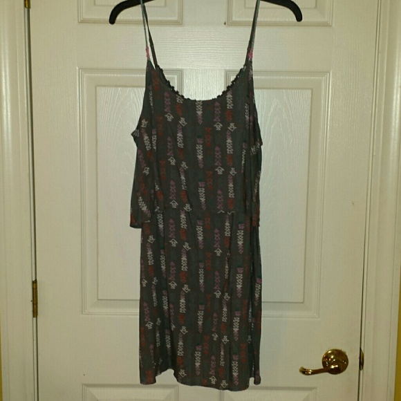 Aerie arrow print dress
