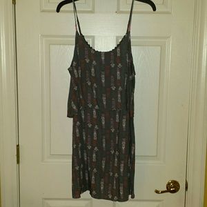 Aerie arrow print dress