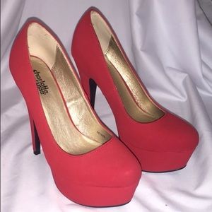 Red Charlotte Russe pumps