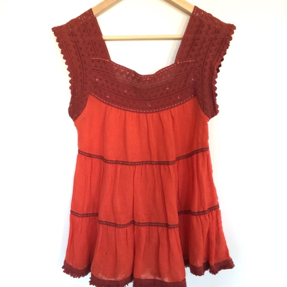 Free People red tunic top