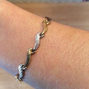 10k Gold and White Gold Bracelet