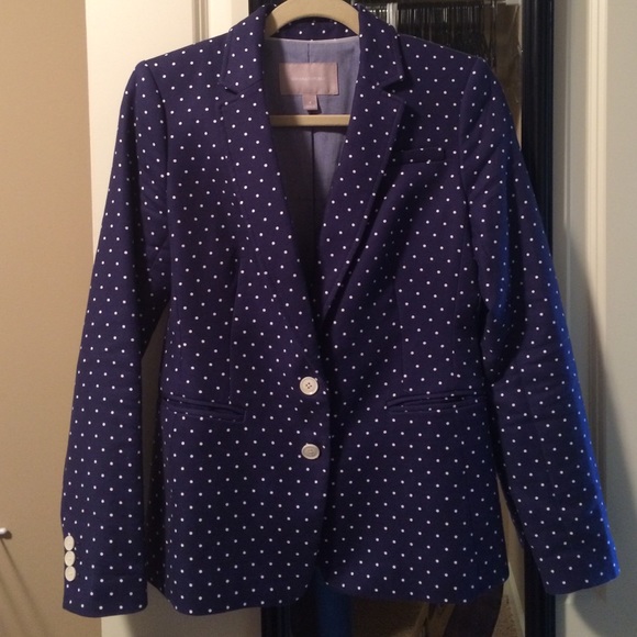Banana republic **NWOT** cotton polka dot jacket