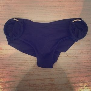 Ring side, rouched, boy short cheeky bottom