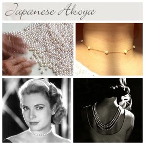 GENUINE Akoya Pearls Choker Necklace! (ESTATE)