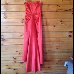 Red David's Bridal Gown