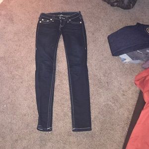 Dark blue true religions