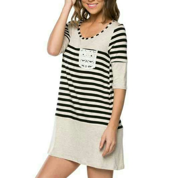 NEW STRIPED DRESS - Picture 2 of 3