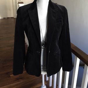 Black velvet JCrew blazer