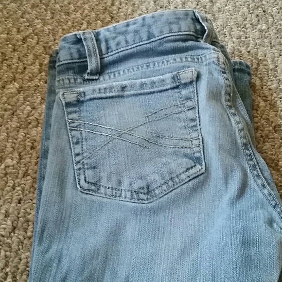 Light Blue skinny flare jeans
