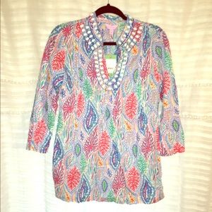 NWT Lilly Pulitzer Sarasota Beaded Tunic