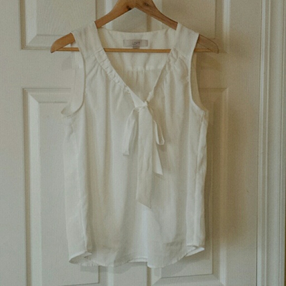 White blouse tank