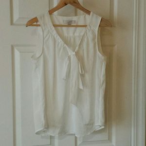 White blouse tank