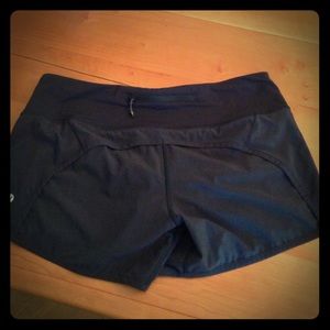 Black speed shorts