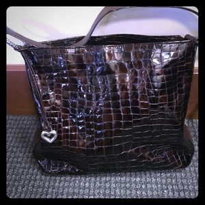 Brighton vine croc bag