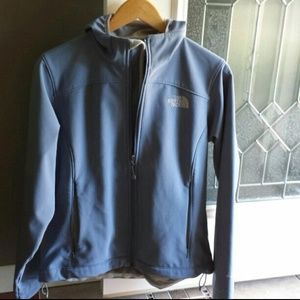 Light blue Apex Bionic Hoodie North Face jacket