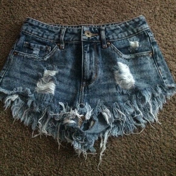 High rise shorts