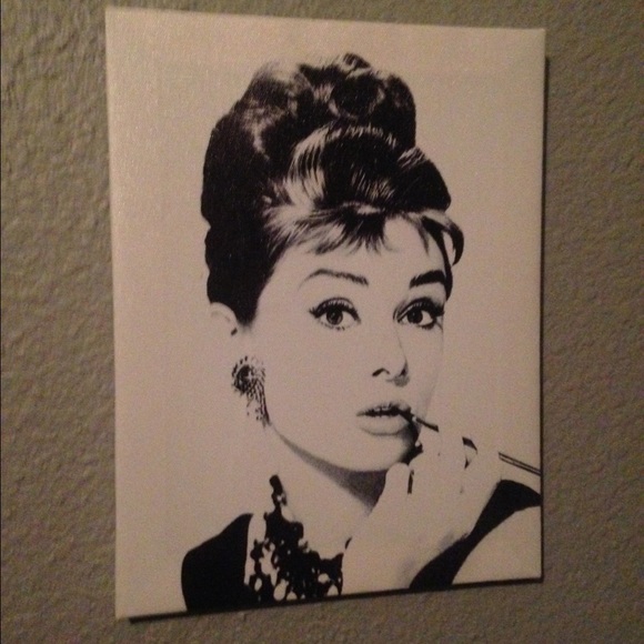 Audrey Hepburn canvas paintings - Picture 2 of 4