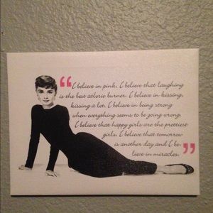 Audrey Hepburn canvas paintings
