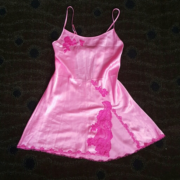 Victoria's Secret Lace Trim Night Gown Sleepwear