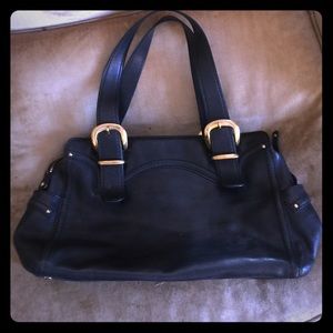 Michael kors black leather purse