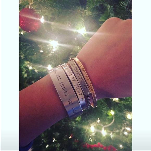 Custom stamped bracelets!