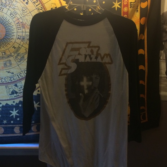 Foxy Shazam 3/4 long sleeve baseball tee