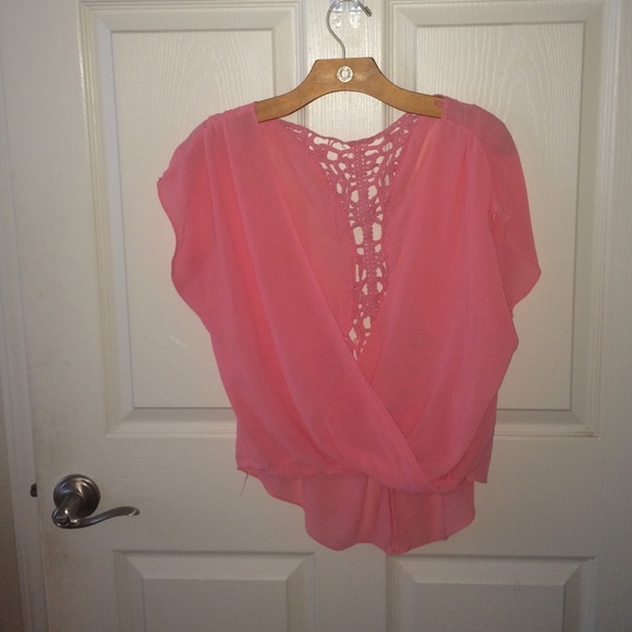 Soft pink going out top!