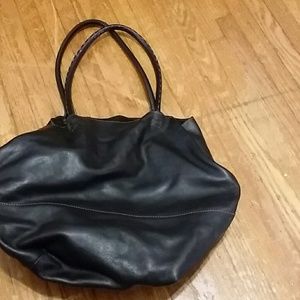 JJill bucket purse , leather