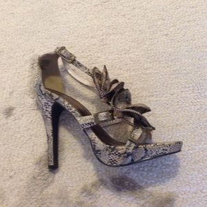 Snakeskin heels