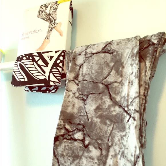 NWT Black & White Leggings, 2 Pair