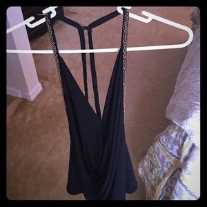 Elegant yet sexy open back top