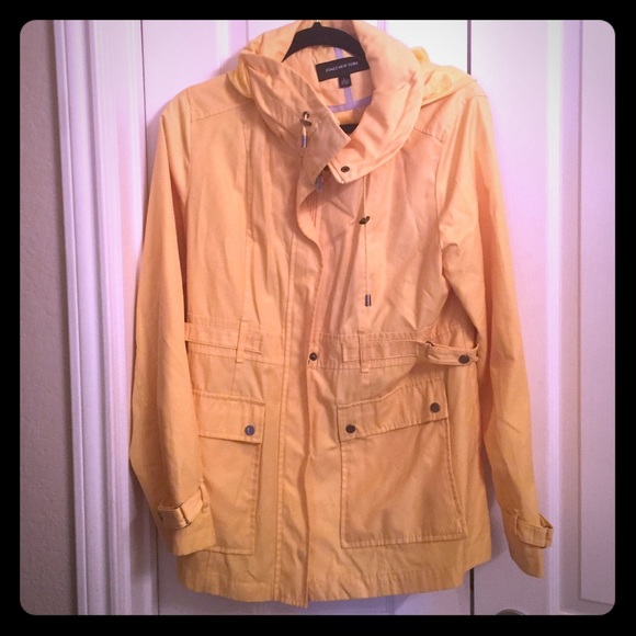 Yellow rain coat