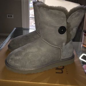 UGG Australia Gray Bailey Button